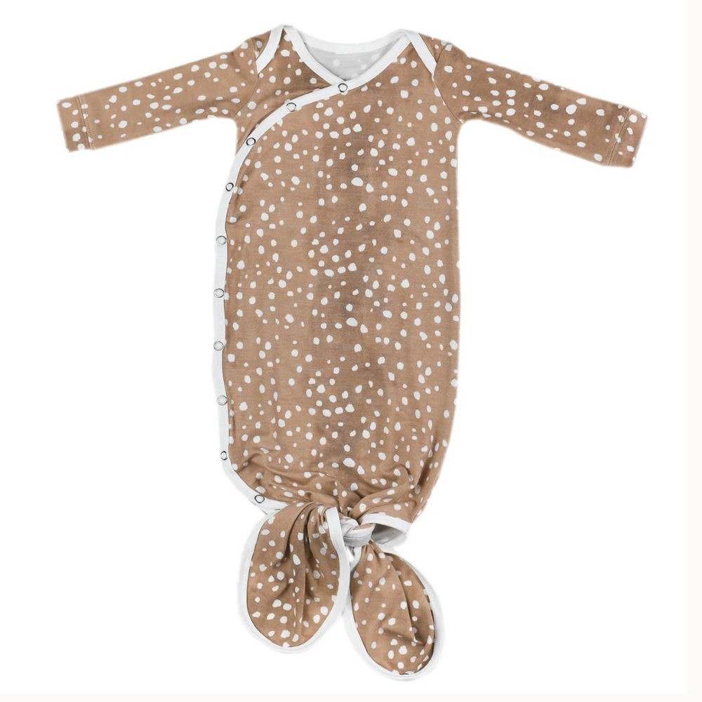Copper Pearl Knotted Gown (Fawn)